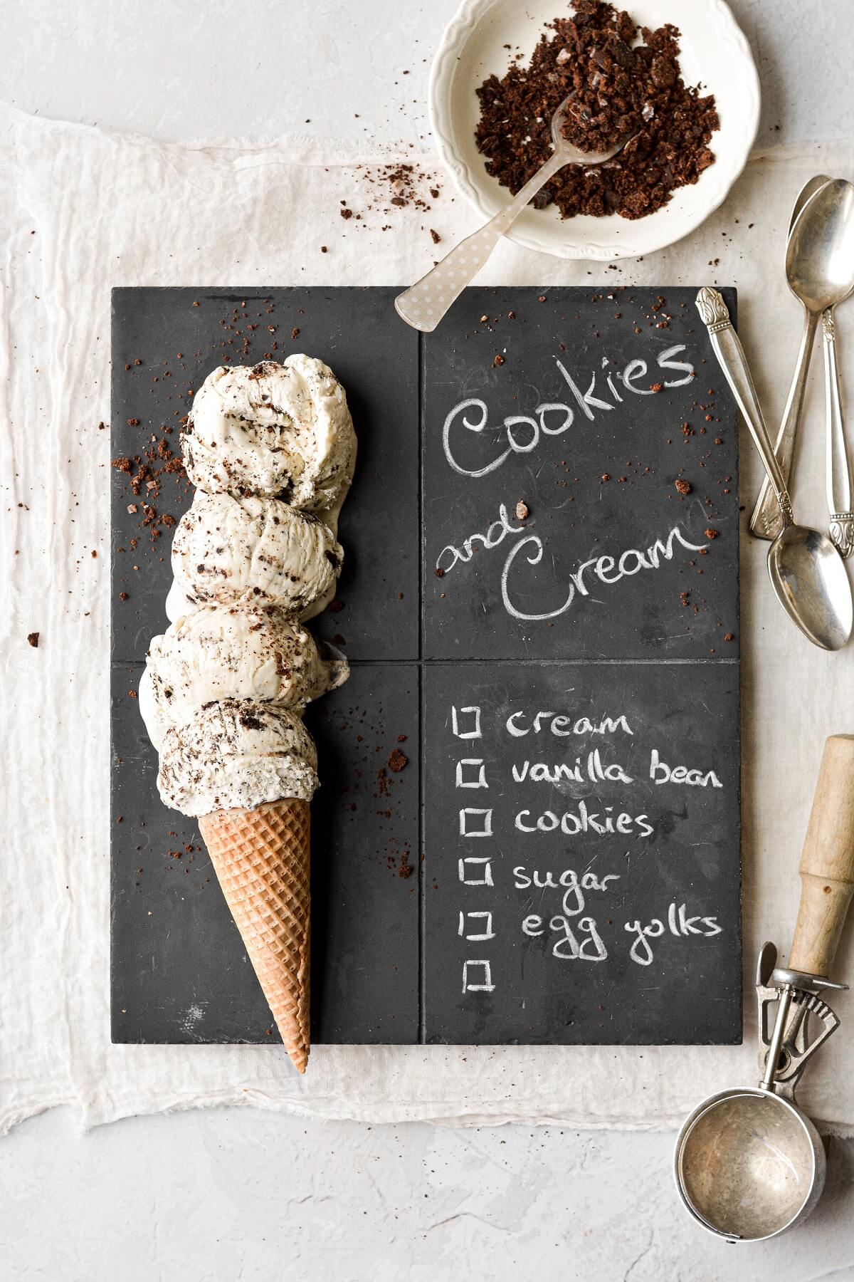 Cookies and Cream Ice Cream Recipe