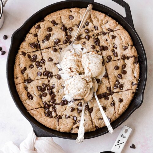 Chocolate Chip Skillet Cookie