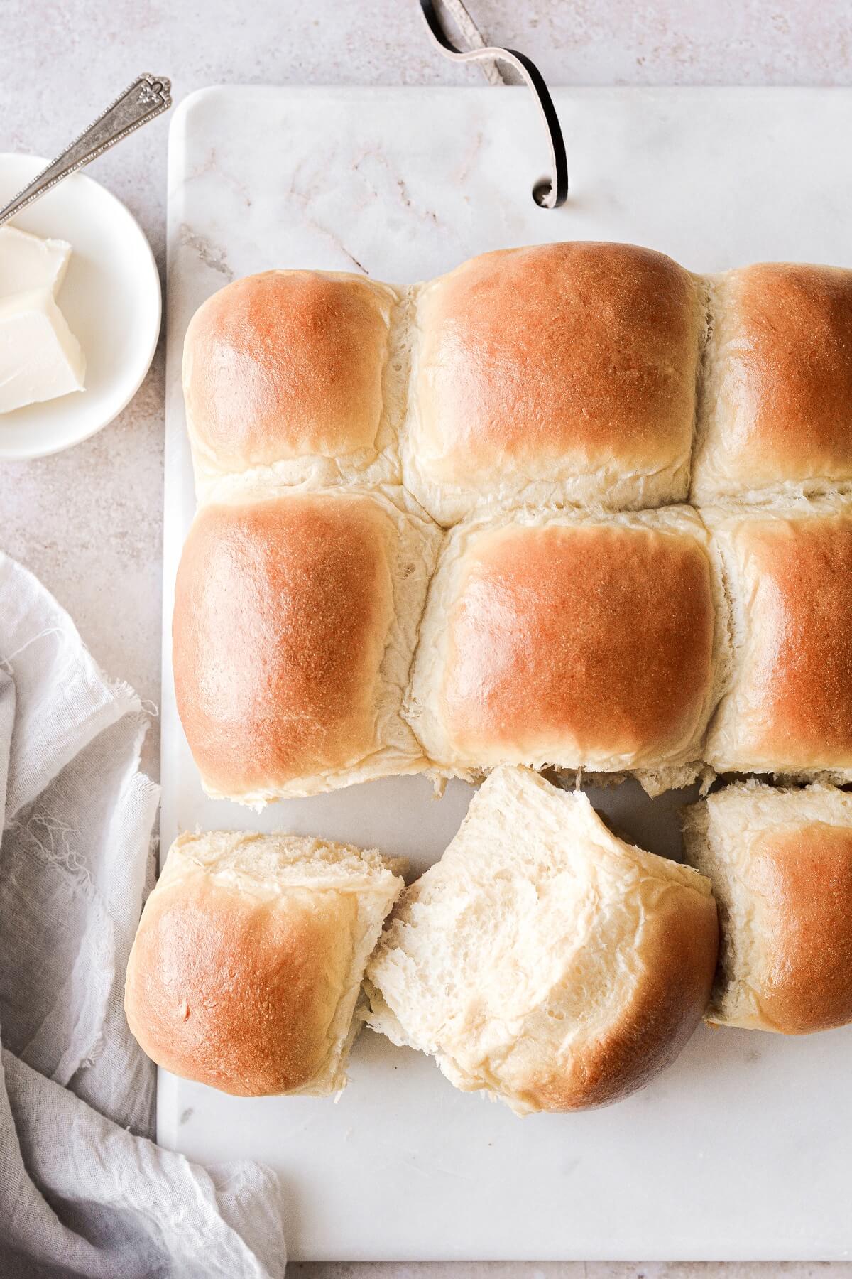 Soft and Fluffy High Altitude Milk Buns - Curly Girl Kitchen