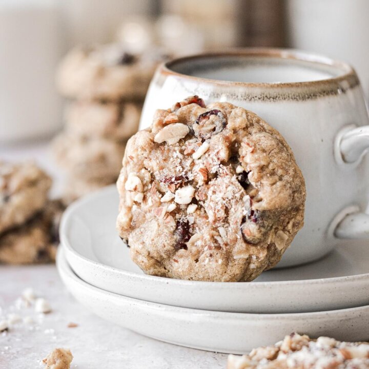 High Altitude Cranberry Almond Oatmeal Cookies Curly Girl Kitchen