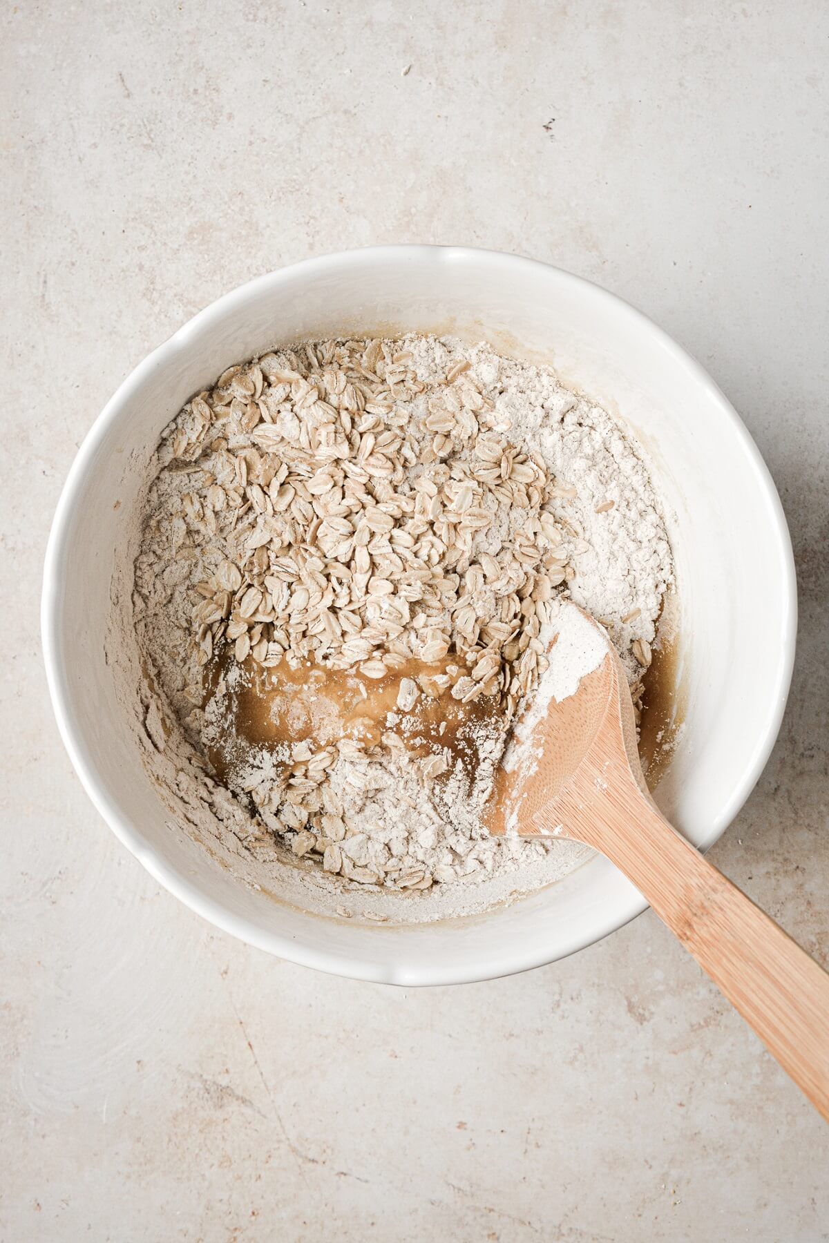 Step 5 for making oatmeal raisin cookies.