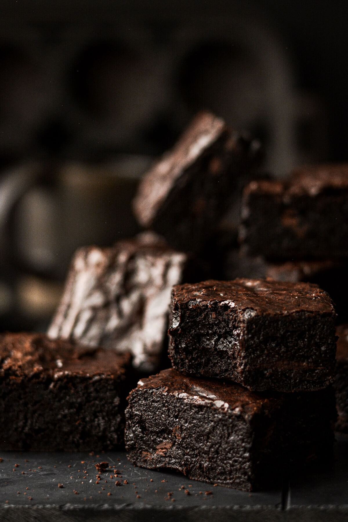 Best High Altitude Crackly Topped Fudge Brownies - Curly Girl Kitchen