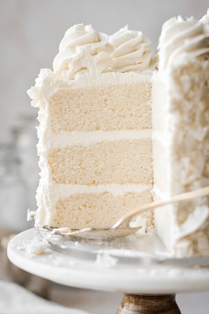 High Altitude Coconut Cake - Curly Girl Kitchen