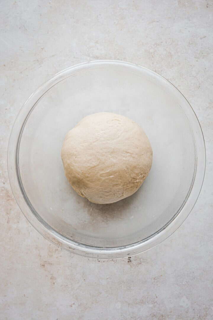 Step 9 for making yeast doughnut dough.