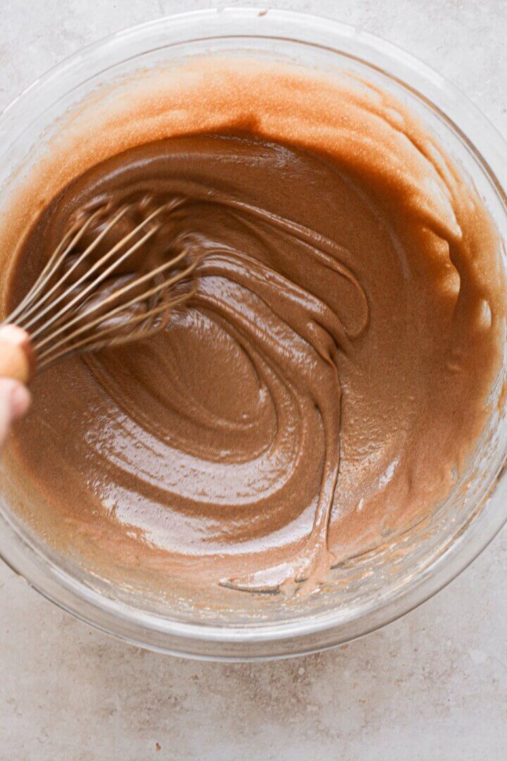 Step 5 for making brownie cookies.