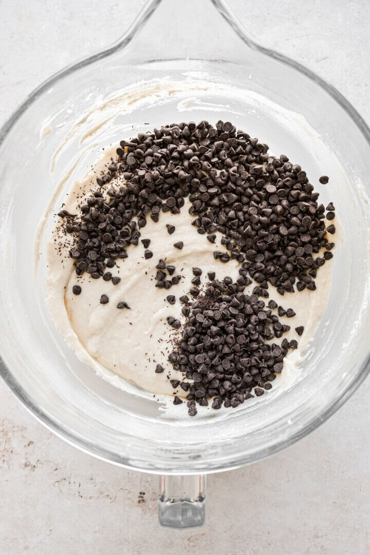 High Altitude Chocolate Chip Cookie Cupcakes - Curly Girl Kitchen