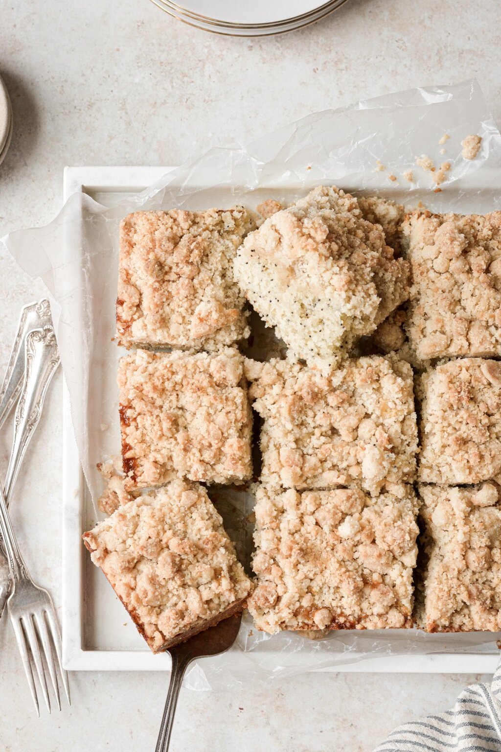 High Altitude Lemon Poppy Seed Crumb Cake Curly Girl Kitchen