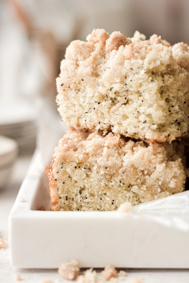 High Altitude Lemon Poppy Seed Crumb Cake Curly Girl Kitchen