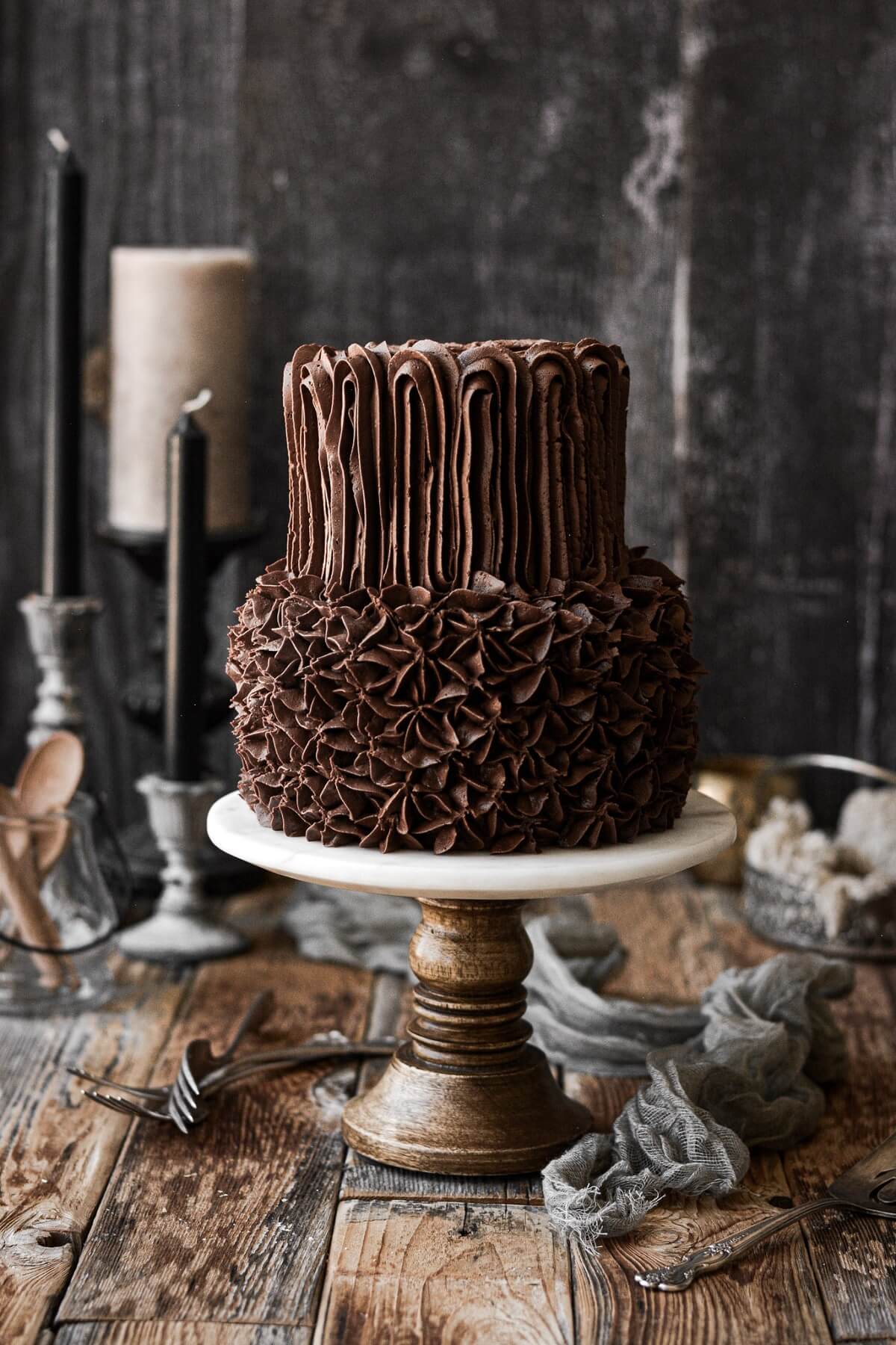 Chocolate Ice Cream Wedding Cake Beachweddingtips