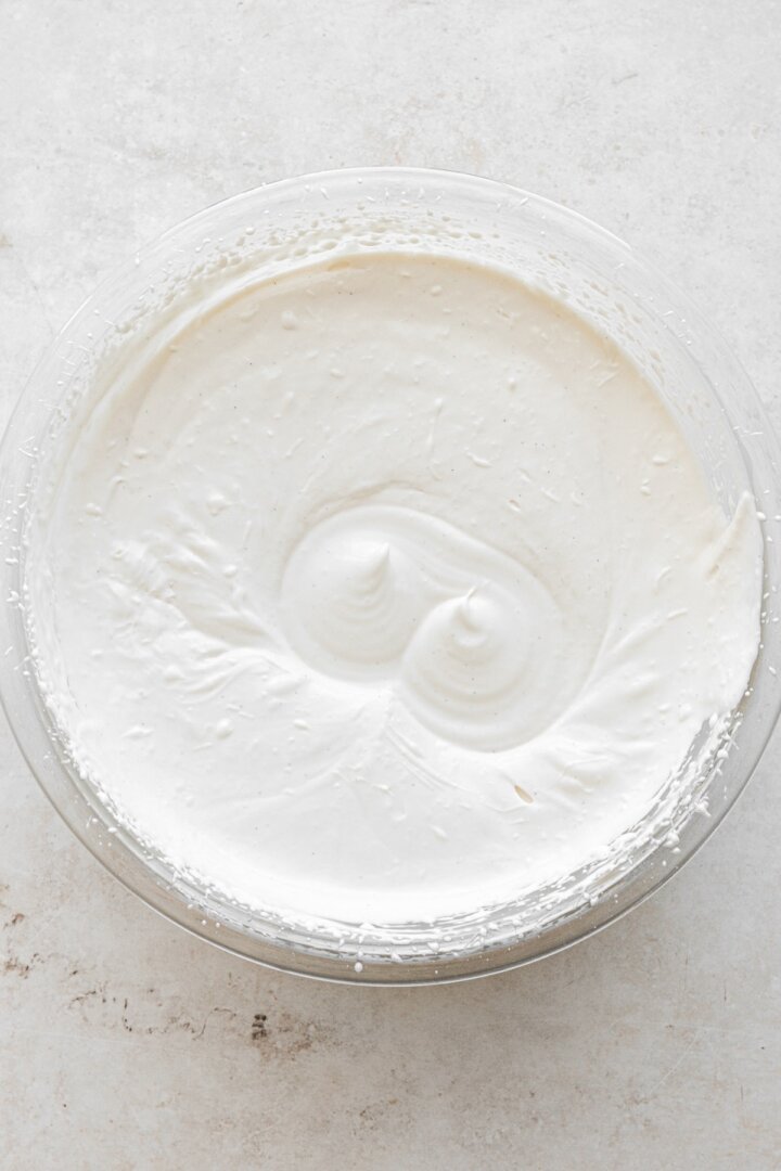 Step 4 for making vanilla malted milk ice cream.