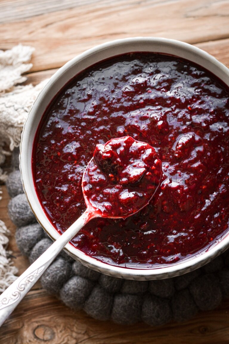 Danish Red Berry Pudding (Rødgrød Med Fløde) - Curly Girl Kitchen