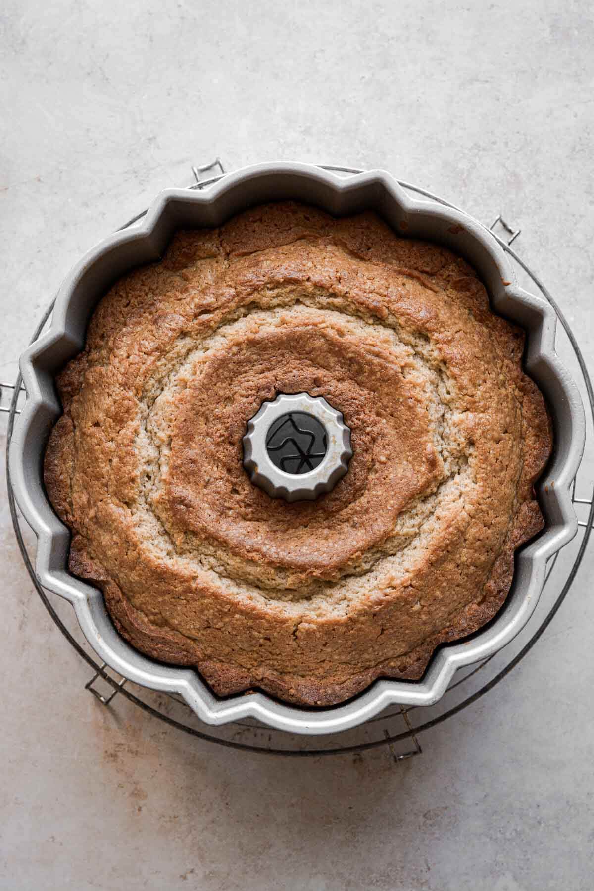 High Altitude Butter Pecan Bundt Cake - Curly Girl Kitchen