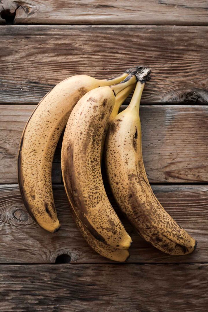 Ripe bananas.