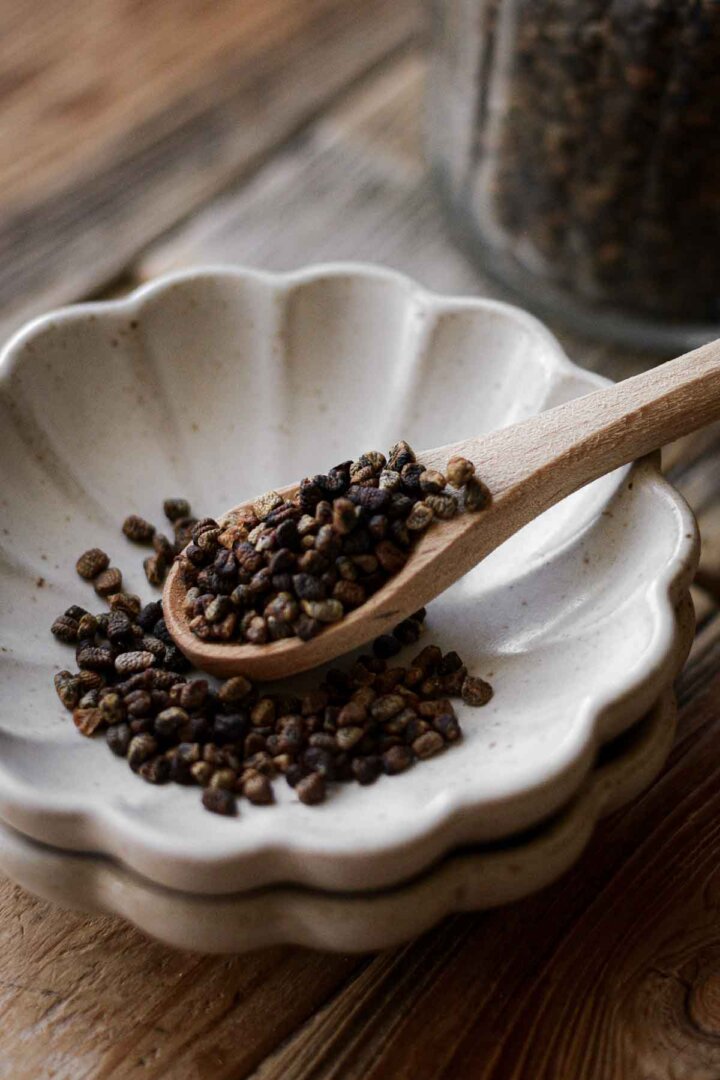 Cardamom seeds.