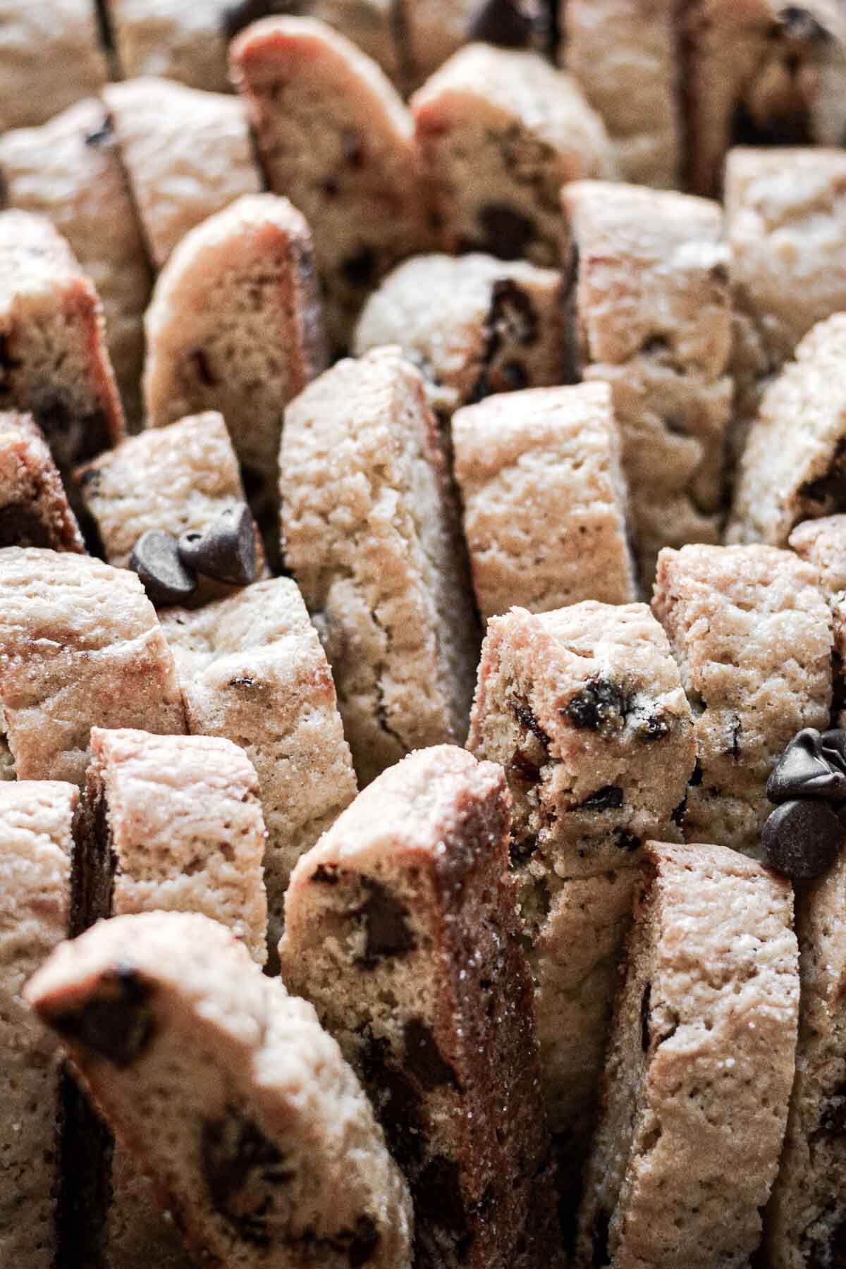 Cherry chocolate chip biscotti.