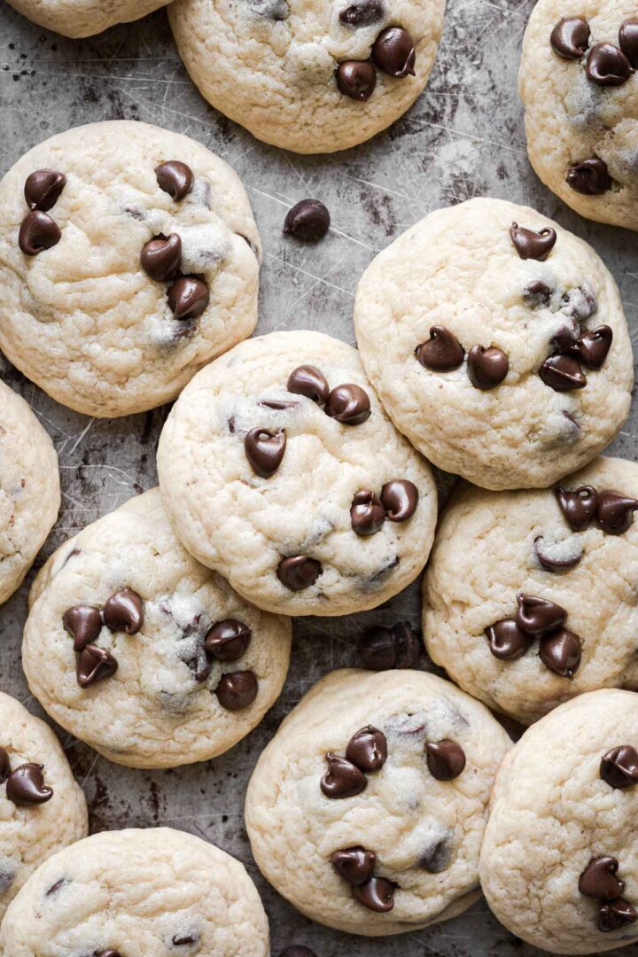 Chocolate chip cream cheese cookies.