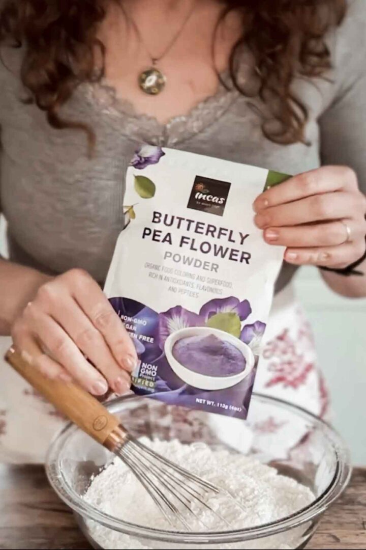 Package of butterfly pea flower powder.