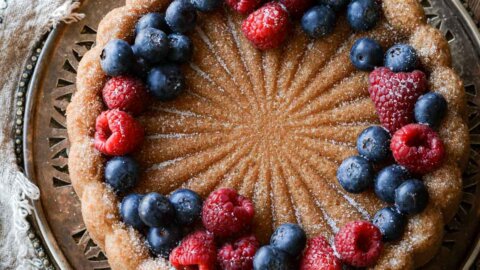 High Altitude Charlotte Cake - Curly Girl Kitchen