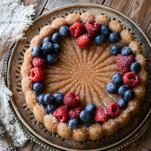 High Altitude Charlotte Cake - Curly Girl Kitchen