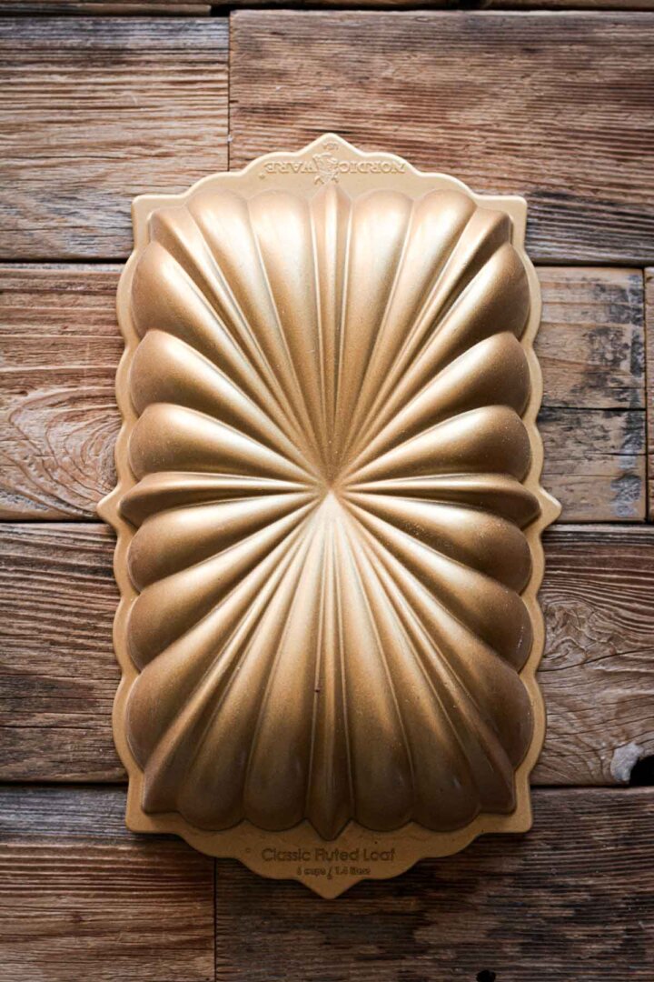 Fluted loaf pan.
