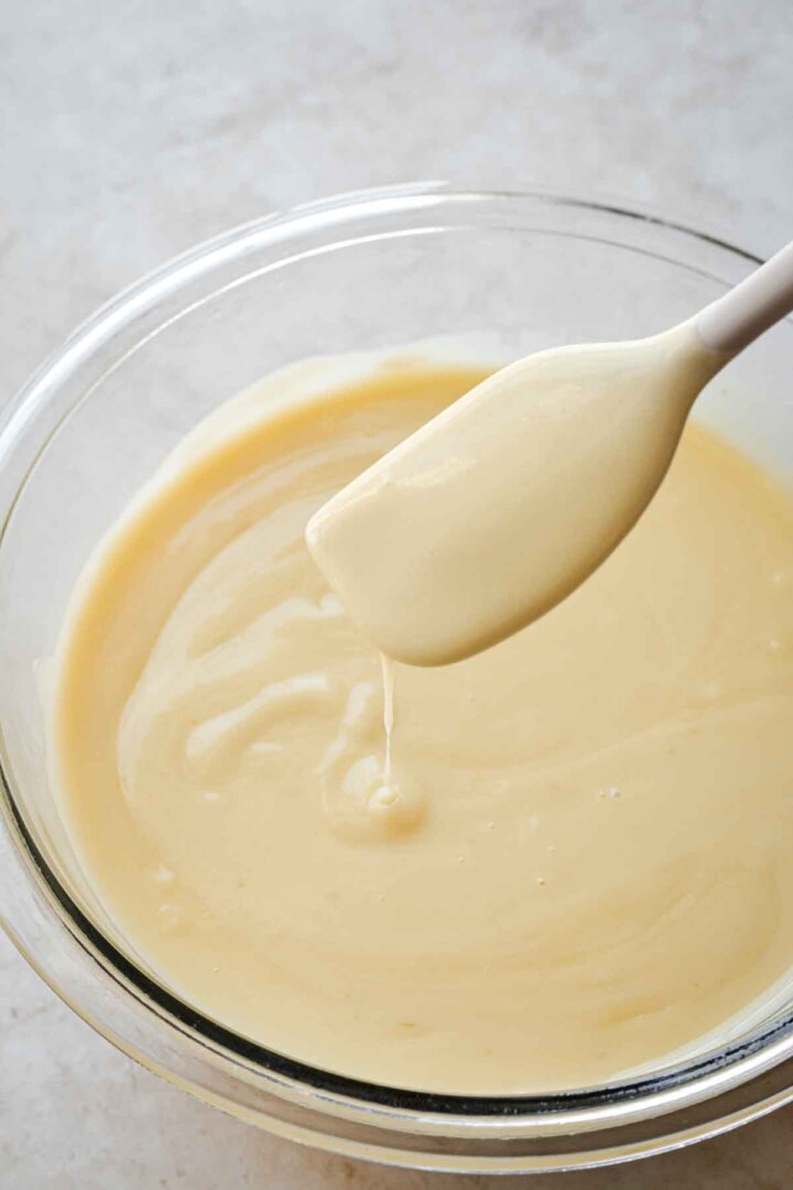 Lime pudding.
