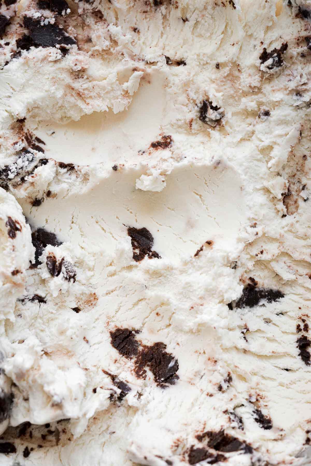 Brownie batter ice cream.