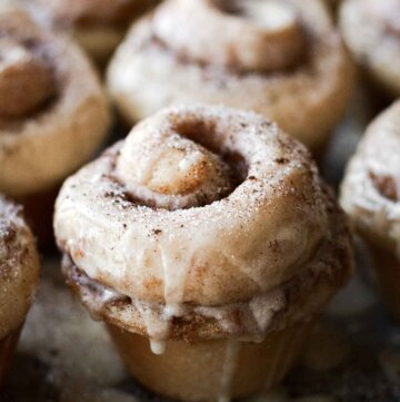 Orange cardamom cinnamon rolls.