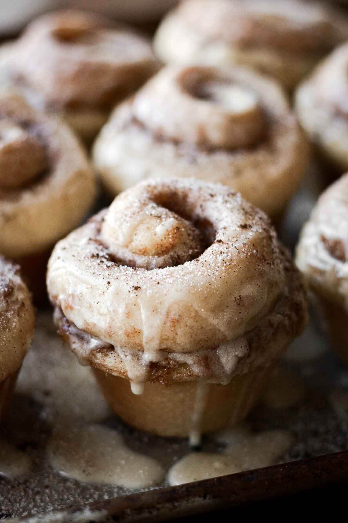 Orange cardamom cinnamon rolls.