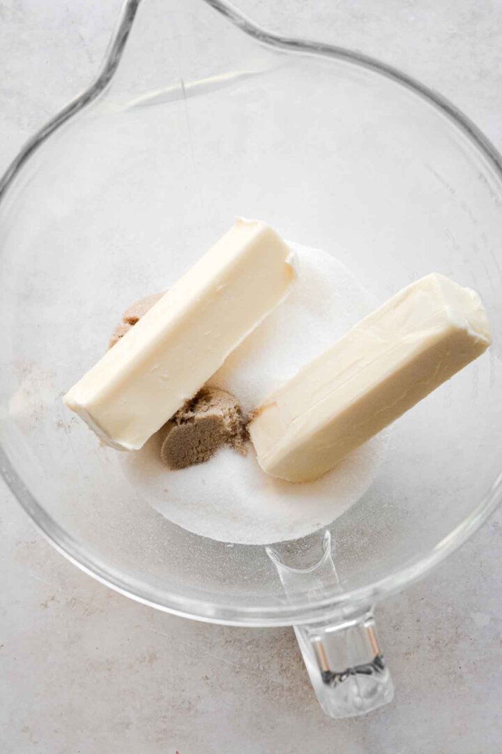 Step 1 for making snickerdoodles.