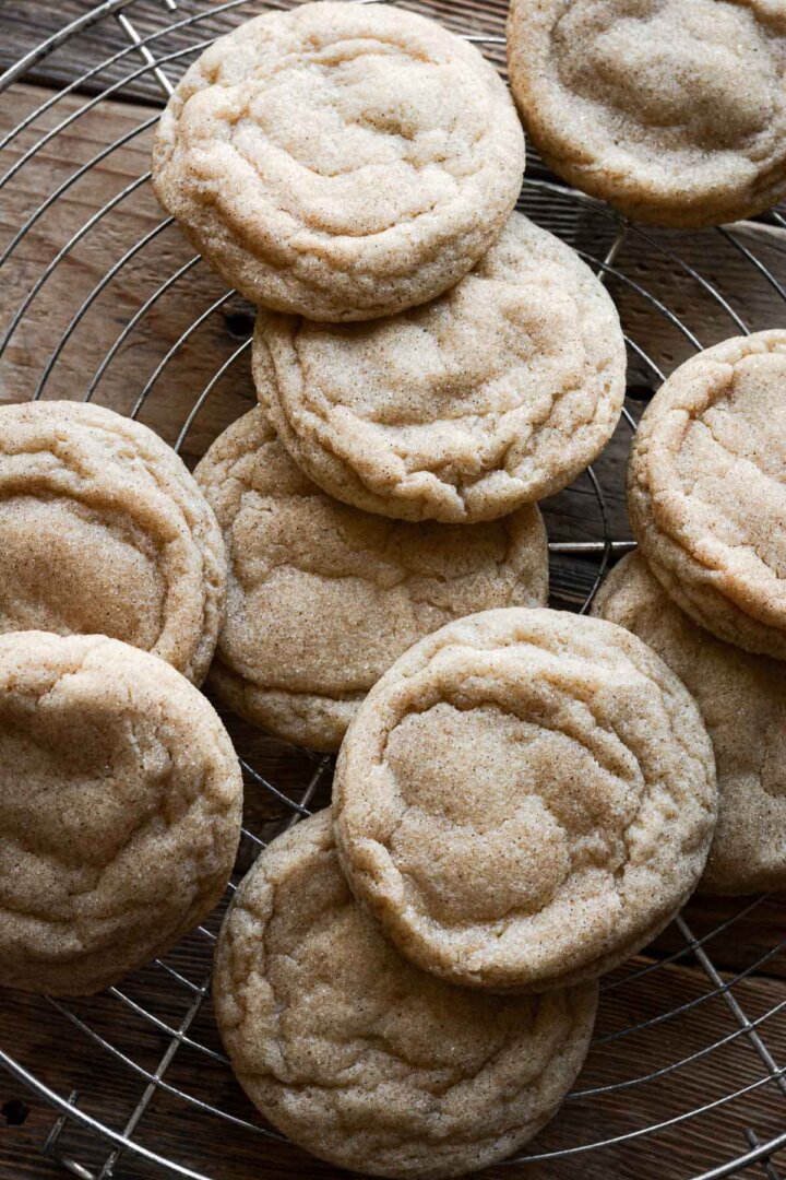 Step 8 for making snickerdoodles.