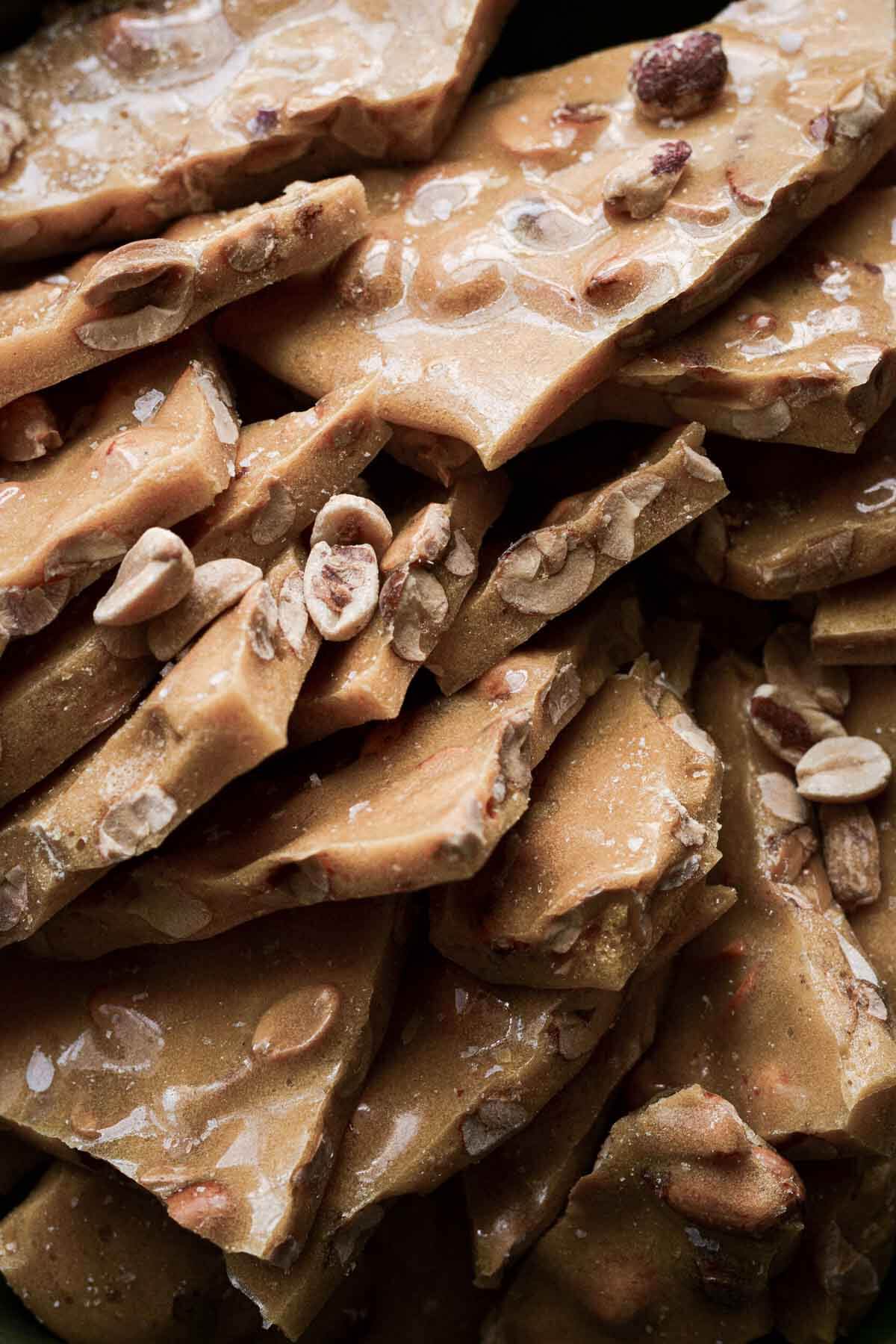 Peanut brittle.